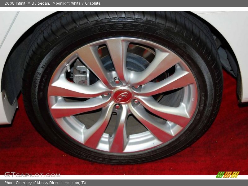 Moonlight White / Graphite 2008 Infiniti M 35 Sedan
