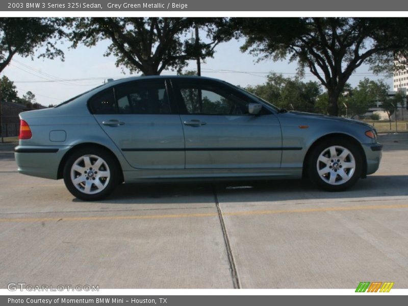 Grey Green Metallic / Beige 2003 BMW 3 Series 325i Sedan