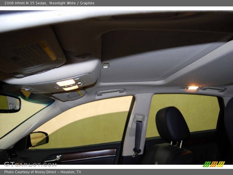 Moonlight White / Graphite 2008 Infiniti M 35 Sedan