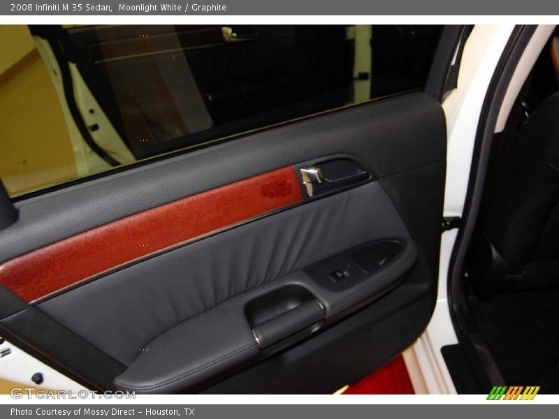 Moonlight White / Graphite 2008 Infiniti M 35 Sedan