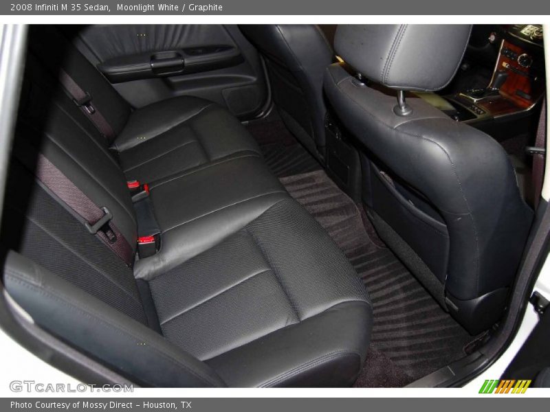 Moonlight White / Graphite 2008 Infiniti M 35 Sedan