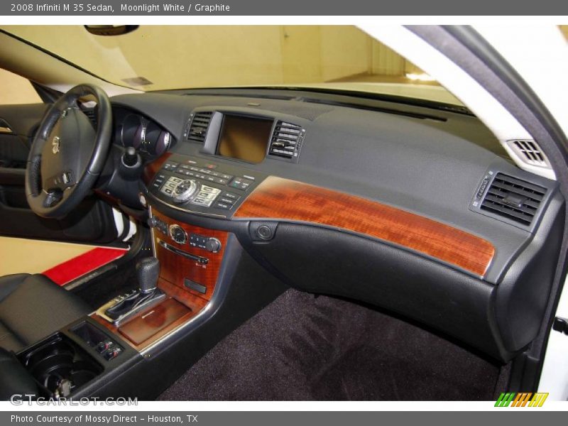 Moonlight White / Graphite 2008 Infiniti M 35 Sedan