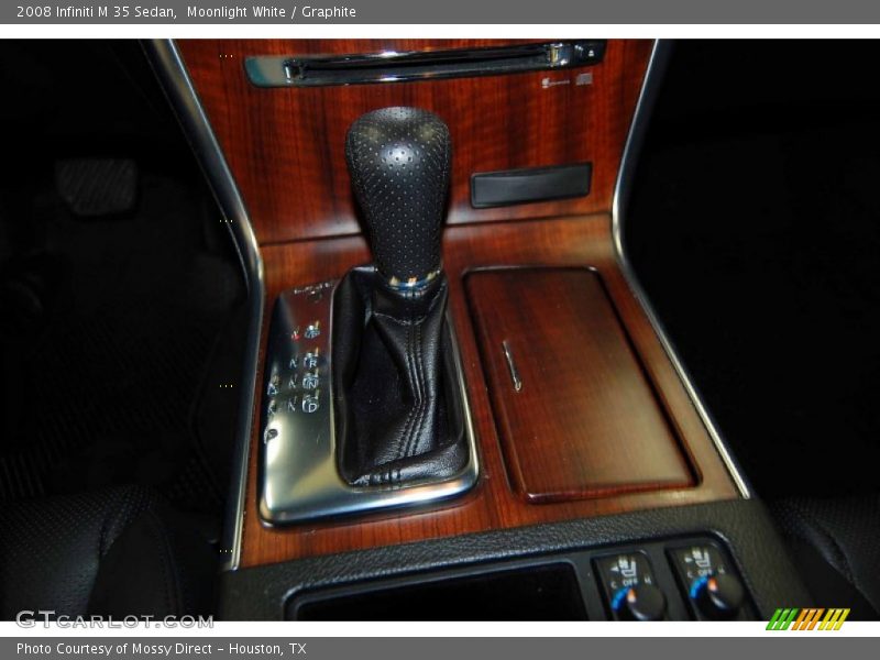 Moonlight White / Graphite 2008 Infiniti M 35 Sedan