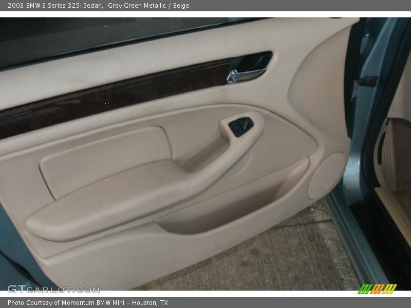 Grey Green Metallic / Beige 2003 BMW 3 Series 325i Sedan