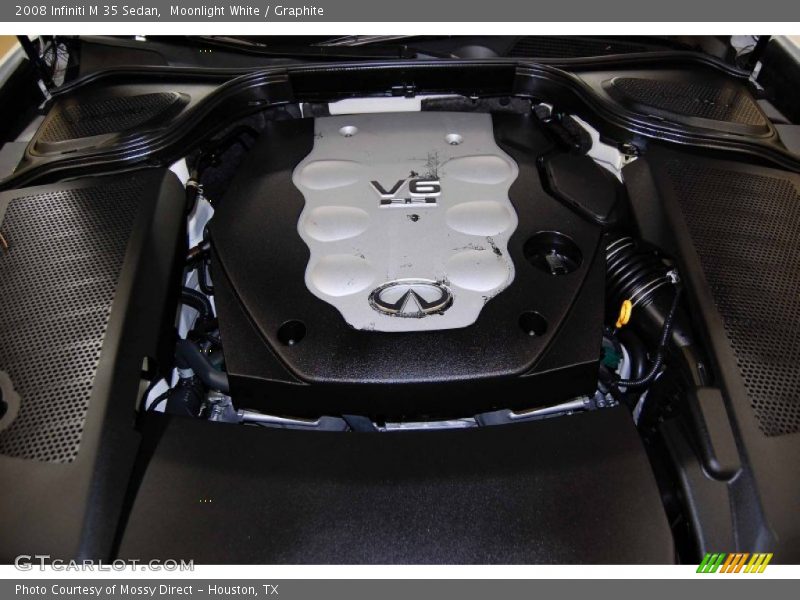 Moonlight White / Graphite 2008 Infiniti M 35 Sedan