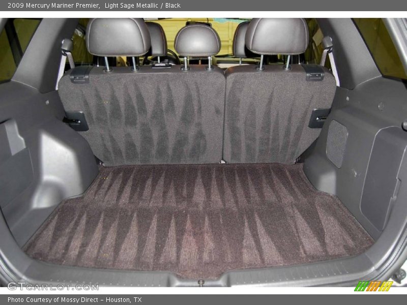 Light Sage Metallic / Black 2009 Mercury Mariner Premier