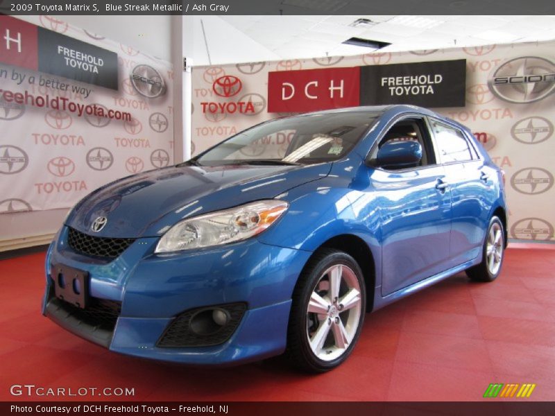 Blue Streak Metallic / Ash Gray 2009 Toyota Matrix S
