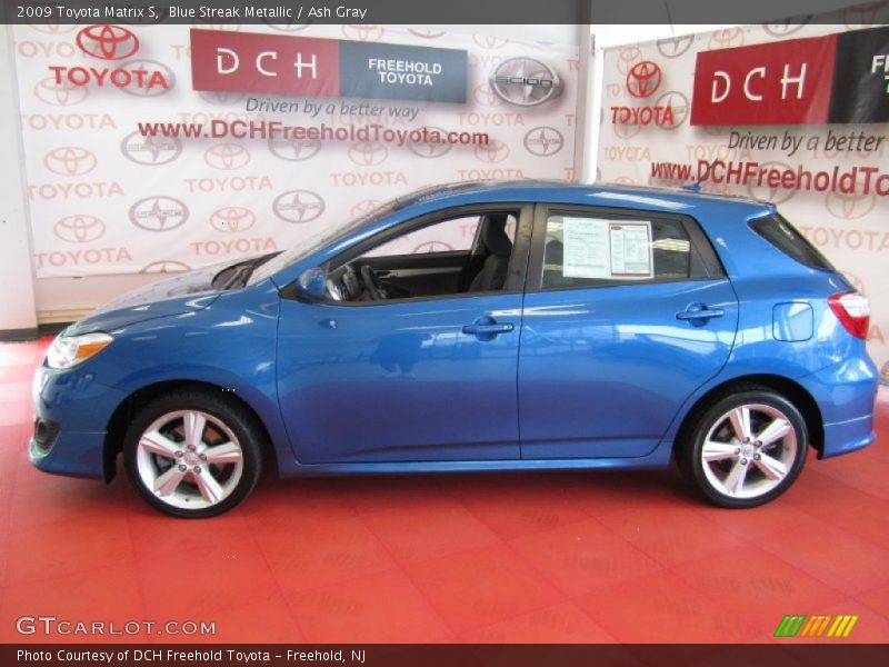 Blue Streak Metallic / Ash Gray 2009 Toyota Matrix S