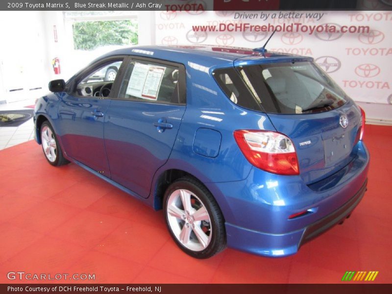 Blue Streak Metallic / Ash Gray 2009 Toyota Matrix S