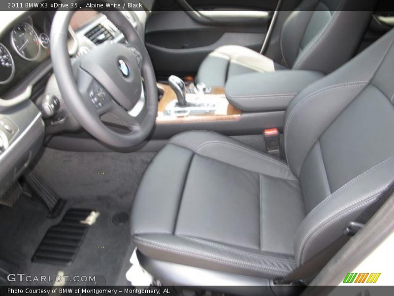  2011 X3 xDrive 35i Black Interior