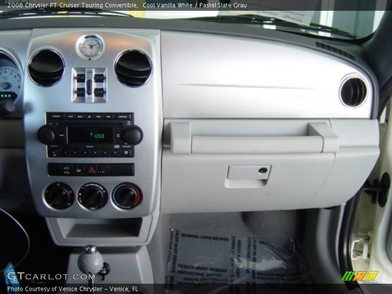 Cool Vanilla White / Pastel Slate Gray 2008 Chrysler PT Cruiser Touring Convertible