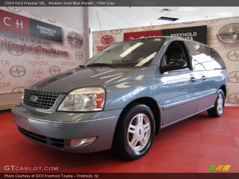 Medium Steel Blue Metallic / Flint Grey 2004 Ford Freestar SEL