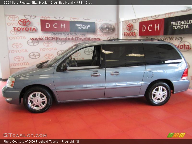 Medium Steel Blue Metallic / Flint Grey 2004 Ford Freestar SEL