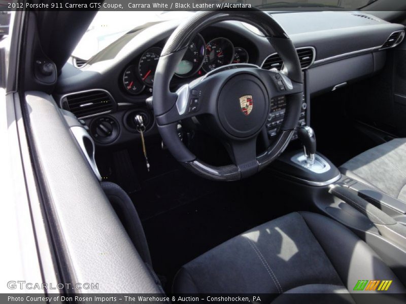 Carrara White / Black Leather w/Alcantara 2012 Porsche 911 Carrera GTS Coupe