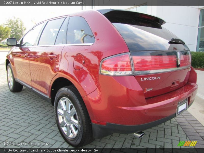 Vivid Red Metallic / Medium Camel 2007 Lincoln MKX