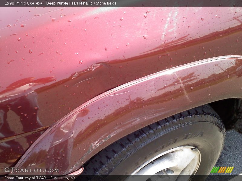 Deep Purple Pearl Metallic / Stone Beige 1998 Infiniti QX4 4x4
