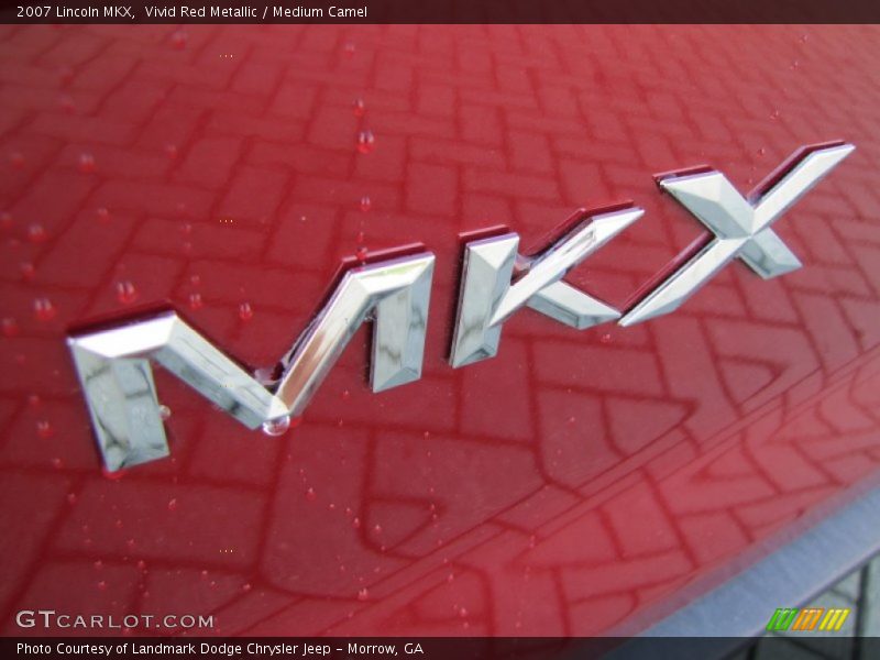 Vivid Red Metallic / Medium Camel 2007 Lincoln MKX