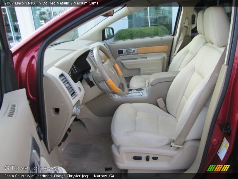 Vivid Red Metallic / Medium Camel 2007 Lincoln MKX
