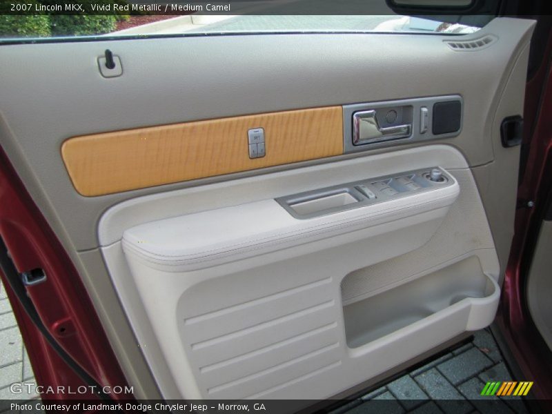 Vivid Red Metallic / Medium Camel 2007 Lincoln MKX