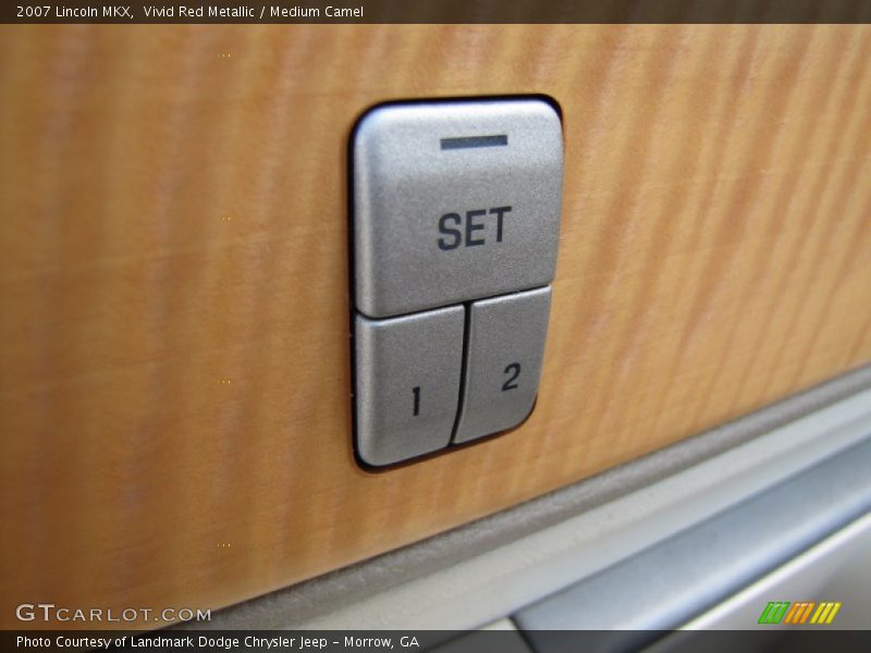 Vivid Red Metallic / Medium Camel 2007 Lincoln MKX