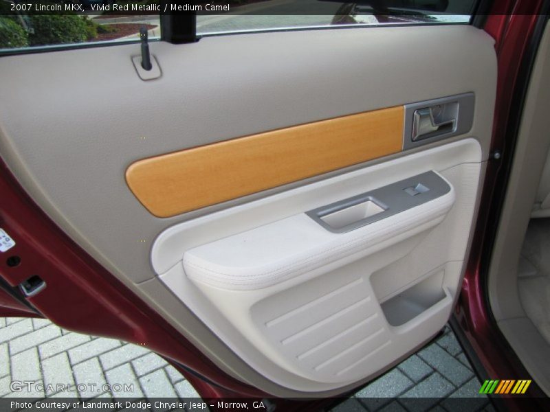 Vivid Red Metallic / Medium Camel 2007 Lincoln MKX
