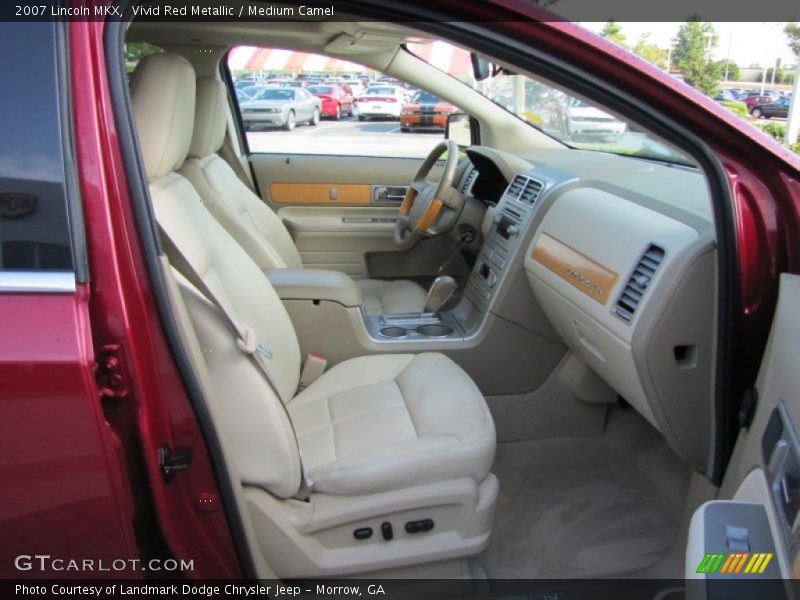Vivid Red Metallic / Medium Camel 2007 Lincoln MKX