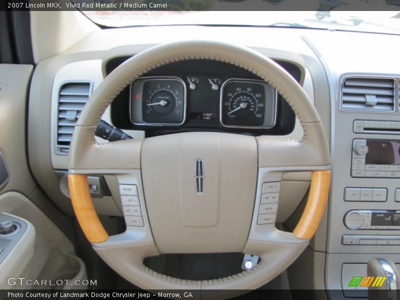Vivid Red Metallic / Medium Camel 2007 Lincoln MKX