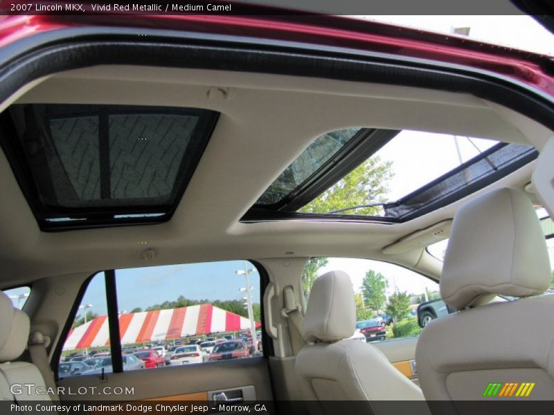 Vivid Red Metallic / Medium Camel 2007 Lincoln MKX