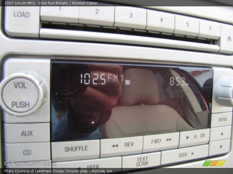 Vivid Red Metallic / Medium Camel 2007 Lincoln MKX