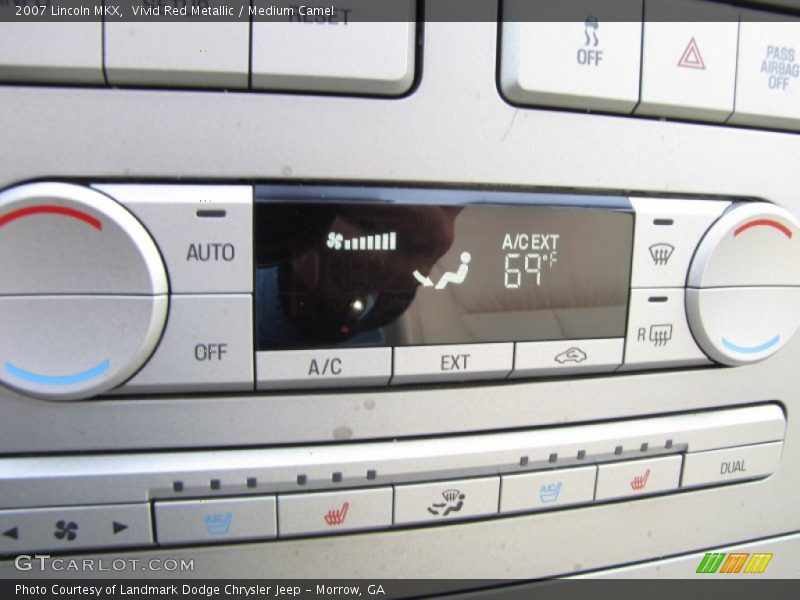 Vivid Red Metallic / Medium Camel 2007 Lincoln MKX