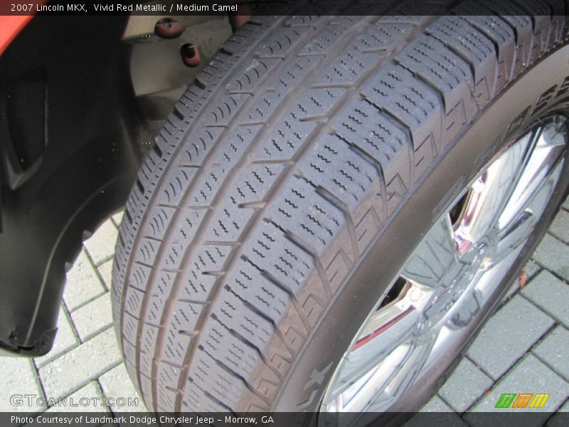 Vivid Red Metallic / Medium Camel 2007 Lincoln MKX