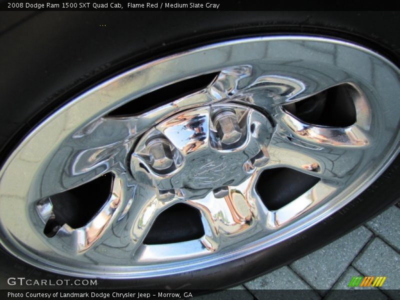 Flame Red / Medium Slate Gray 2008 Dodge Ram 1500 SXT Quad Cab