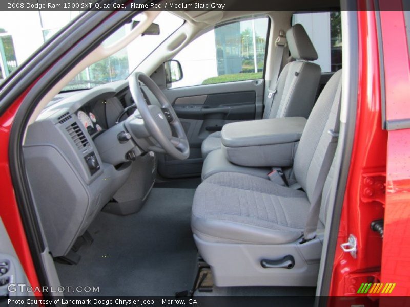  2008 Ram 1500 SXT Quad Cab Medium Slate Gray Interior