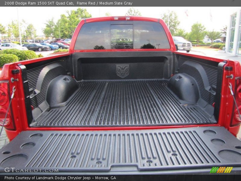 Flame Red / Medium Slate Gray 2008 Dodge Ram 1500 SXT Quad Cab