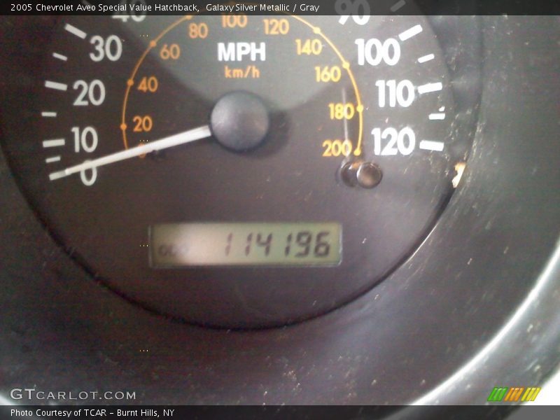 Galaxy Silver Metallic / Gray 2005 Chevrolet Aveo Special Value Hatchback