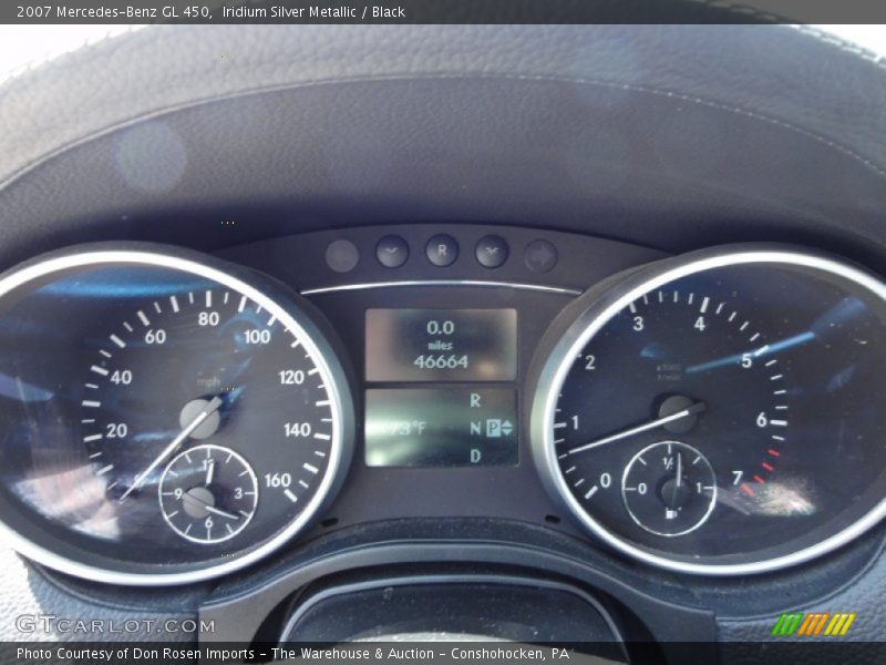 Iridium Silver Metallic / Black 2007 Mercedes-Benz GL 450