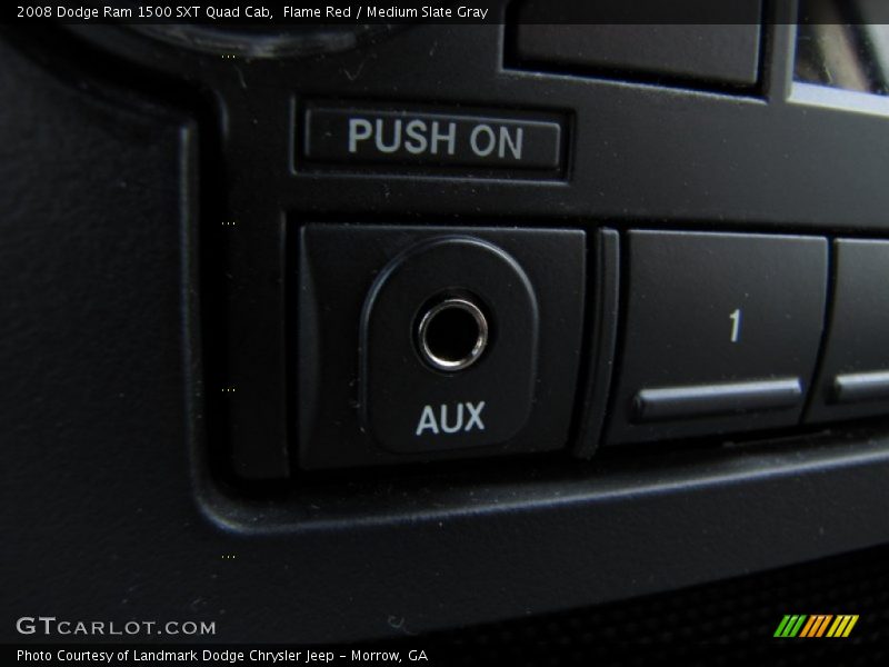 Flame Red / Medium Slate Gray 2008 Dodge Ram 1500 SXT Quad Cab