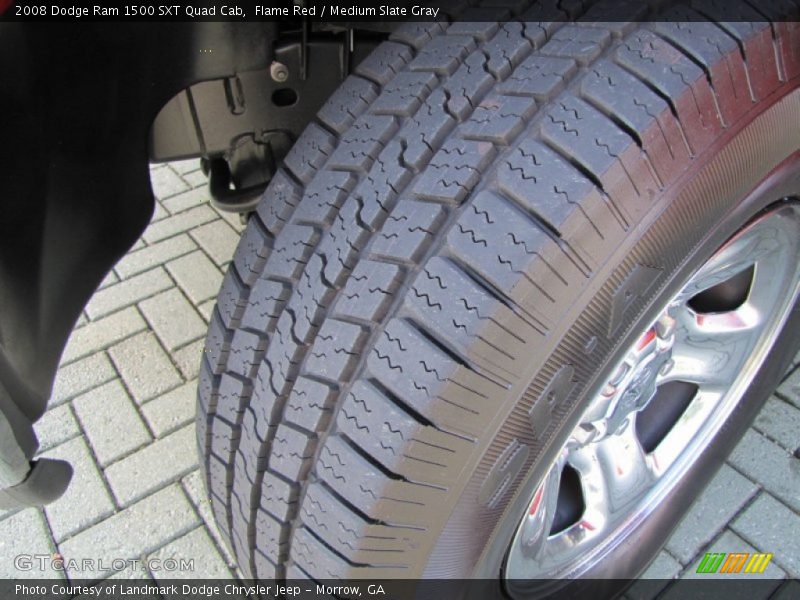 Flame Red / Medium Slate Gray 2008 Dodge Ram 1500 SXT Quad Cab