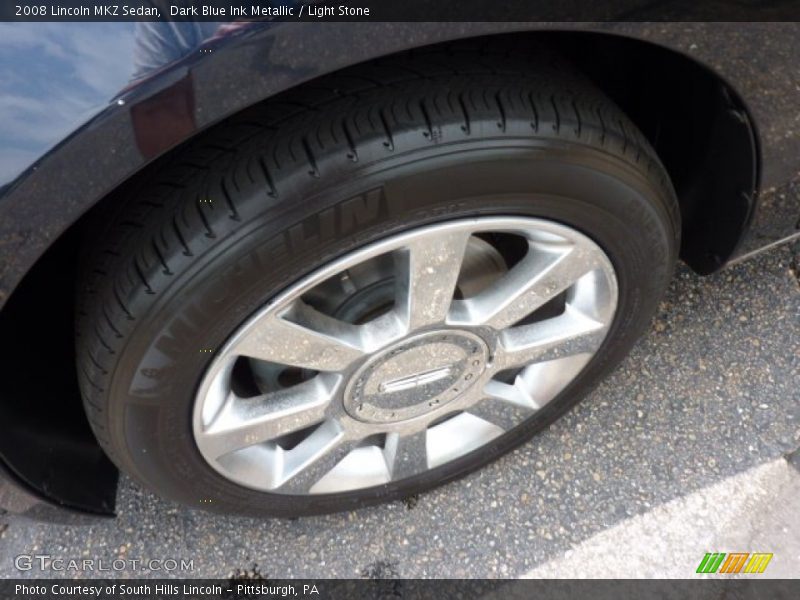 Dark Blue Ink Metallic / Light Stone 2008 Lincoln MKZ Sedan