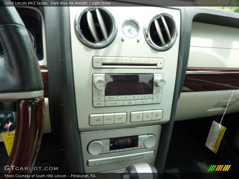 Dark Blue Ink Metallic / Light Stone 2008 Lincoln MKZ Sedan