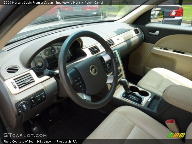 Smokestone Metallic / Light Camel 2009 Mercury Sable Premier Sedan