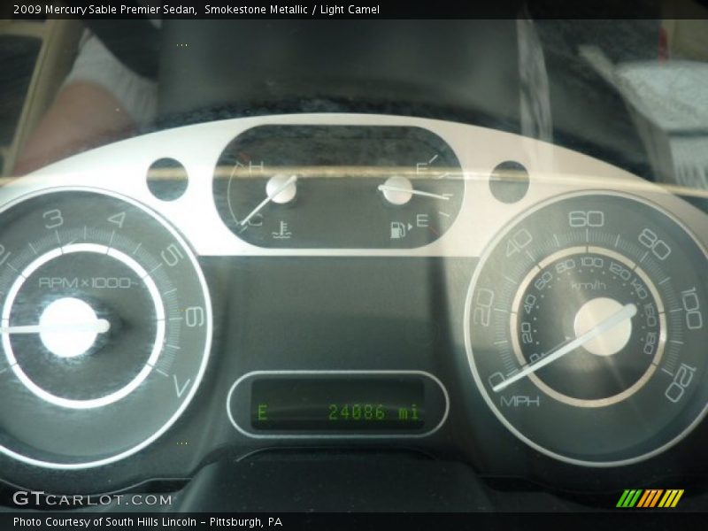 Smokestone Metallic / Light Camel 2009 Mercury Sable Premier Sedan