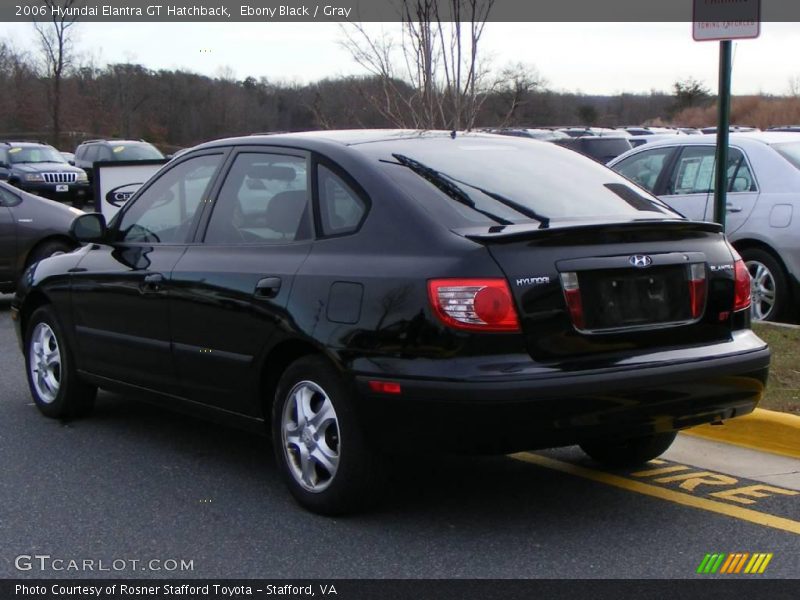 Ebony Black / Gray 2006 Hyundai Elantra GT Hatchback