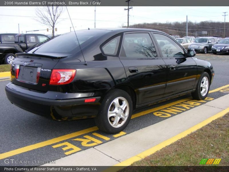 Ebony Black / Gray 2006 Hyundai Elantra GT Hatchback