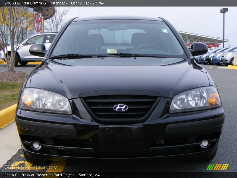 Ebony Black / Gray 2006 Hyundai Elantra GT Hatchback