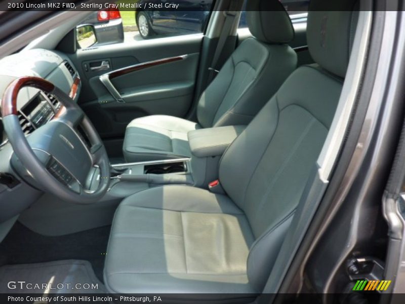 Sterling Gray Metallic / Steel Gray 2010 Lincoln MKZ FWD