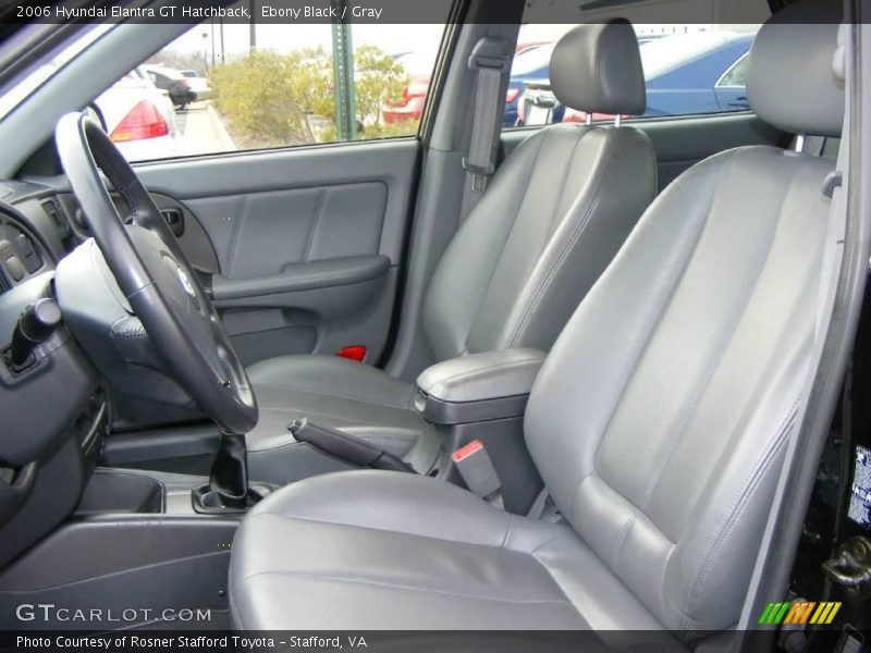 Ebony Black / Gray 2006 Hyundai Elantra GT Hatchback