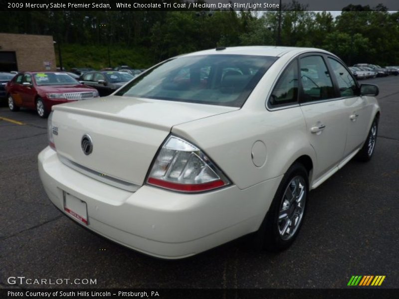 White Chocolate Tri Coat / Medium Dark Flint/Light Stone 2009 Mercury Sable Premier Sedan
