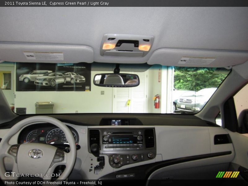 Cypress Green Pearl / Light Gray 2011 Toyota Sienna LE