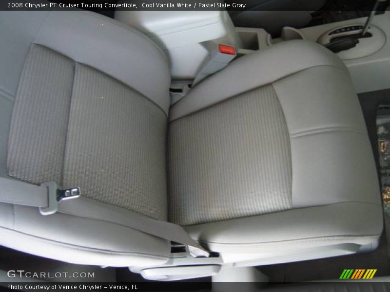 Cool Vanilla White / Pastel Slate Gray 2008 Chrysler PT Cruiser Touring Convertible